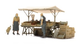 Artitec 387.717 - H0 - Marktstand mit Gemüse